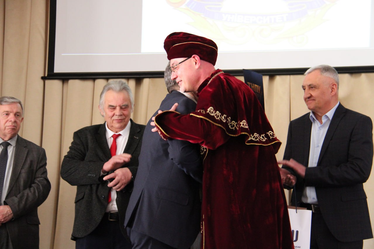 Rektor TNPU Bohdan Buiak pid chas vitalnoho slova 2